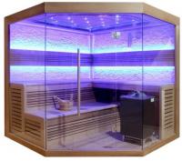 EOSPA Sauna E1242 XL rote Zeder 250x250 12kW EOS Cubo