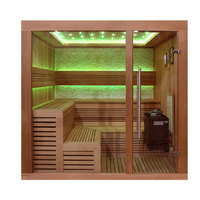 EOSPA Sauna B1243B rote Zeder 200x180 9kW EOS BiOThermat
