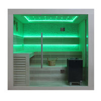 EOSPA Sauna B1247C Pappelholz 180x180 9kW EOS BiOMax
