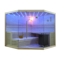 EOSPA Sauna B1101 XL Pappelholz 250x250 12kW EOS BiOMAX