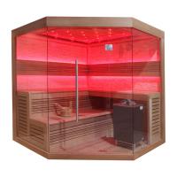 EOSPA Sauna B1242 XL rote Zeder 250x250 12kW EOS BiOMax