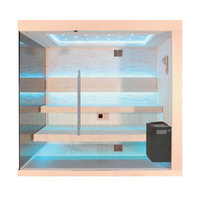 EOSPA Sauna B1245A Pappelholz 220x180 9kW EOS BiOThermat