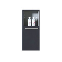 Seitenschrank NA780B dunkelgrau für Neapel 78cm