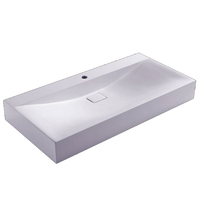 EAGO Waschbecken BH086-6E (Mineralguss) 100cm