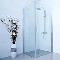 Deluxe Duschabtrennung WHADA-LUMA-80/80-R Luma 80 x 80 x 195 cm rechts