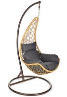 Deluxe Polyrattan Hängesessel Curl