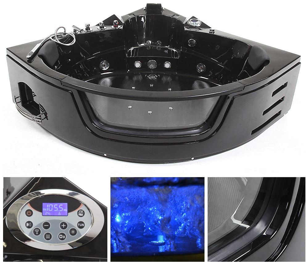 Deluxe Whirlpool WHAWH-BLA/LW schwarz Deluxe Whirlpool WHAWH-BLA/LW schwarz