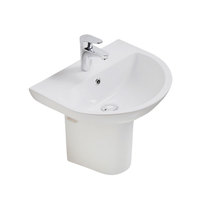 EAGO Waschbecken BD385E mit Halbsäule