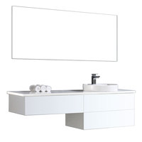 EAGO Badmöbel Toscana TC-1601 weiß 160x47 APweiß