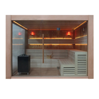 EOSPA Sauna E1416A rote Zeder 300x300 12kW EOS Cubo