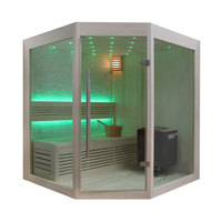 EOSPA Sauna B1219A Pappelholz 160x160 9kW EOS BiOThermat