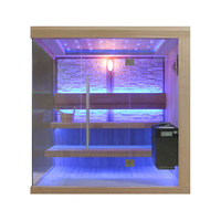 EOSPA Sauna B1245B rote Zeder 200x180 9kW EOS BiOThermat