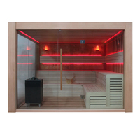 EOSPA Sauna B1416B rote Zeder 250x250 12kW EOS BiOCubo