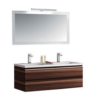 EAGO Badmöbel Milano ME1200 braun 120x45
