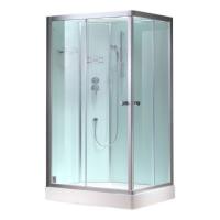 EAGO Dusche 1000-4GH weiß 100x80 links
