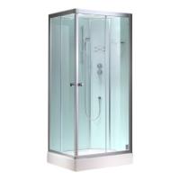 EAGO Dusche 900-27GH weiß 90 Eckversion