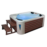 EOSPA Aussenwhirlpool IN597 premium extreme WhitePearlscent 212x165 braun