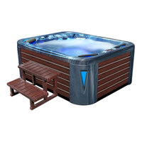 EOSPA Aussenwhirlpool IN597 premium OceanWave 212x165 braun