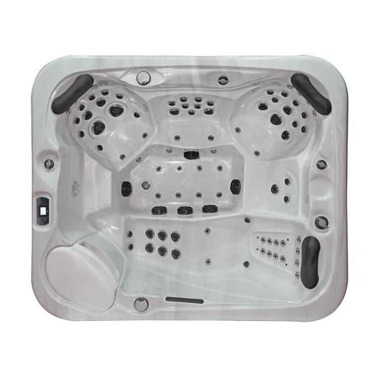 SPA Aussenwhirlpool IN-591 premium SilverMarble 220x186 grau SPA Aussenwhirlpool IN-591 premium SilverMarble 220x186 grau