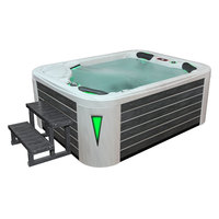 EOSPA Aussenwhirlpool IN597 premium extreme SilverMarble 212x165 grau