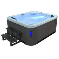EOSPA Aussenwhirlpool IN591 classic SilverMarble 220x186 grau