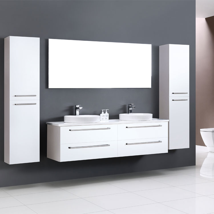 EAGO Badmöbel Neapel NA-1600 weiß 160x47 APweiß EAGO Badmöbel Neapel NA-1600 weiß 160x47 APweiß