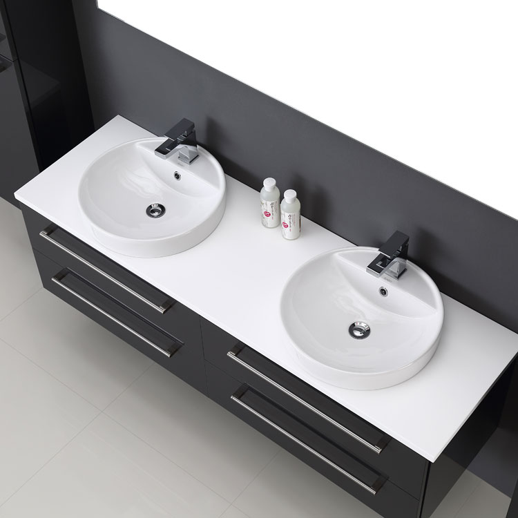 EAGO Badmöbel Neapel NA-1600 weiß 160x47 APweiß EAGO Badmöbel Neapel NA-1600 weiß 160x47 APweiß