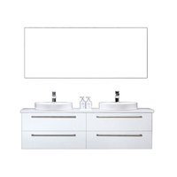 EAGO Badmöbel Neapel NA-1600 weiß 160x47 APweiß
