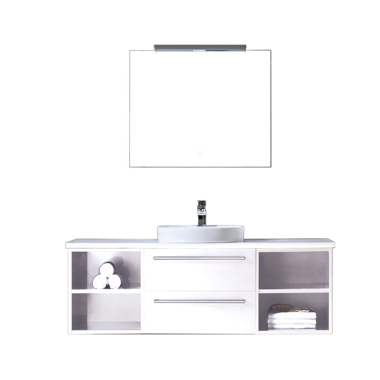 EAGO Badmöbel Neapel NA-1400 weiß 140x47 APweiß EAGO Badmöbel Neapel NA-1400 weiß 140x47 APweiß