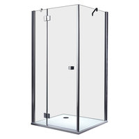 EAGO Dusche LLA1000-16 Eck mit Duschtasse 100x100 links