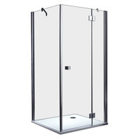 EAGO Dusche LLA1000-16 Eck mit Duschtasse 100x100 rechts