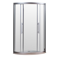 EAGO Dusche LLS1000-35 VK mit Duschtasse 100x100