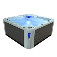 EOSPA Aussenwhirlpool IN598 premium extreme SilverMarble 235x235 grau
