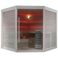 EOSPA Sauna E1403B Pappelholz 200x200 9kW Cilindro