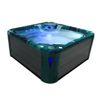 EOSPA Aussenwhirlpool IN598 premium extreme MysticEmerald 235x235 grau