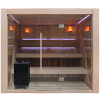 EOSPA Sauna E1502C rote Zeder 200x180 9kW EOS Cubo