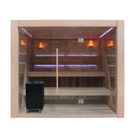 EOSPA Sauna B1502C rote Zeder 200x180 9kW EOS BiOCubo