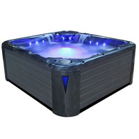 EOSPA Aussenwhirlpool IN598 premium CloudyBlack 235x235 grau