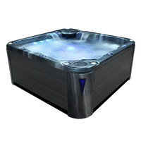 EOSPA Aussenwhirlpool IN598 premium extreme CloudyBlack 235x235 grau