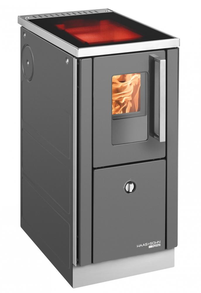 Küchenherd Haas+Sohn HSD 40.5 SF-C anthrazit Glaskeramik 6 kw Küchenherd Haas+Sohn HSD 40.5 SF-C anthrazit Glaskeramik 6 kw
