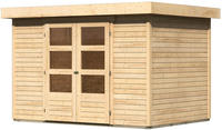 Karibu Woodfeeling Pultdach Gartenhaus Askola 4 naturbelassen