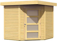 Karibu Woodfeeling Gartenhaus Schwandorf 3 naturbelassen Breite*Tiefe* Höhe: 2,17*2,13*2,18
