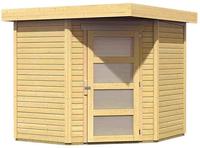 Karibu Woodfeeling Gartenhaus Schwandorf 3 naturbelassen Breite*Tiefe* Höhe: 2,17*2,13*2,18