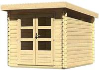 Karibu Woodfeeling Bastrup 4 Blockbohlenhaus 28mm