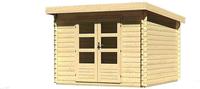 Karibu Woodfeeling Bastrup 5 Blockbohlenhaus 28 mm