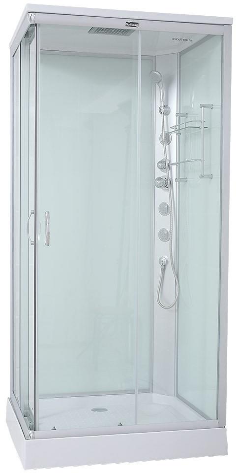 Deluxe Duschkabine Venus L 100x80 cm Deluxe Duschkabine Venus L 100x80 cm