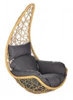 Deluxe Polyrattan Hängesessel-KORB "CURL"