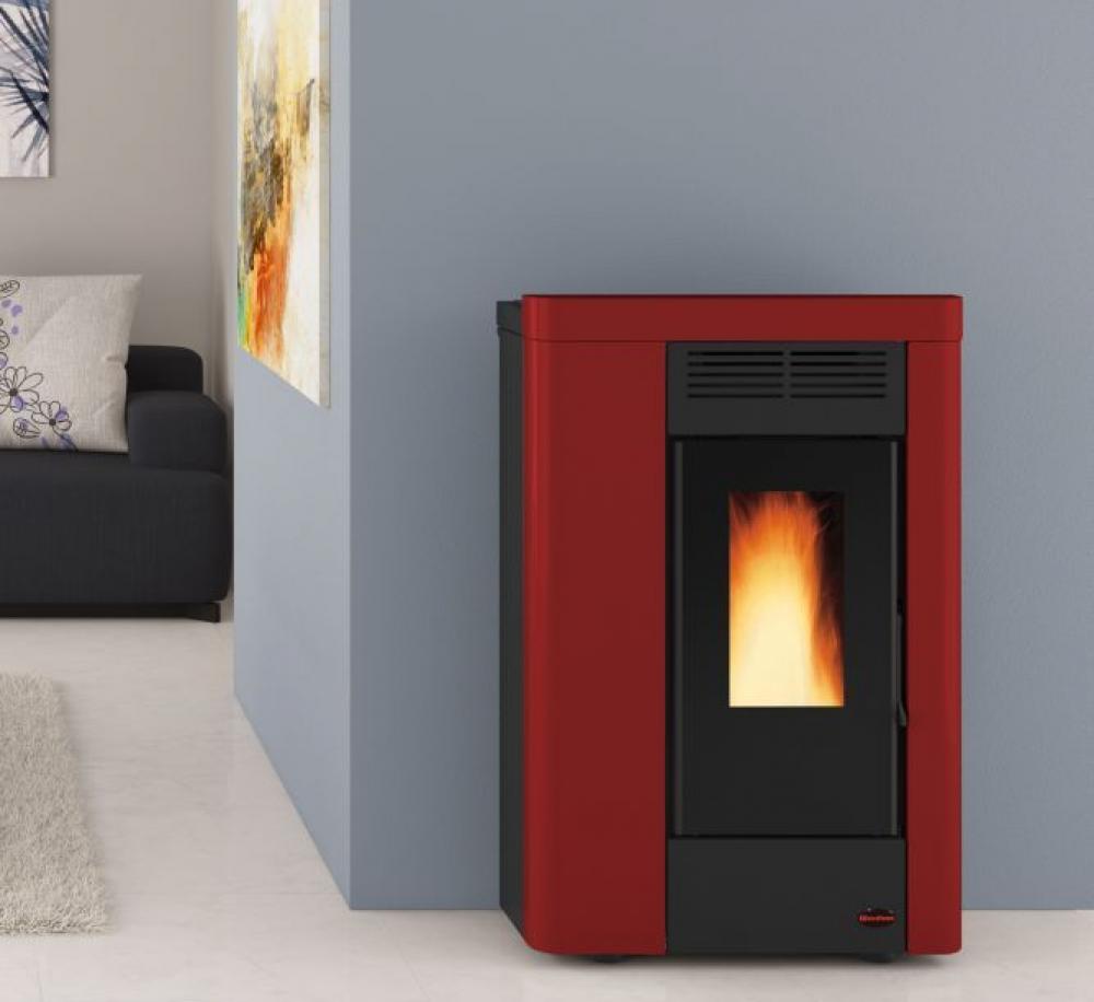 EXTRAFLAME Pelletofen luftgeführt Annabella Bordeaux 8,0 kW EXTRAFLAME Pelletofen luftgeführt Annabella Bordeaux 8,0 kW