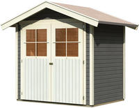 Karibu Gartenhaus Harburg 2 terragrau 1,99m x 1,52m