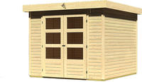 Karibu Woodfeeling Gartenhaus Askola 3,5 naturbelassen